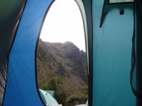the view from the tent