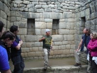 Our guide Raoul explaining the use of the different buildings in the ruins. He was a wealth of information.